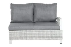 SIENA GARDEN Corido 2-Sitzer Sofa, Ice Grey, Alu / Gardino®-Geflecht, 136x83x88 Cm, Armlehne Links -Deko Garten Verkauf 4 20191.jpg