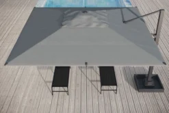 OUTFLEXX Ultimate XL Ampelschirm, Anthrazit/grau, Alu/Spuncrylic®, 450x450cm, Inkl. Befüllbarem Schirmständer -Deko Garten Verkauf 4 20367.jpg