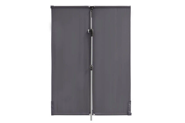 DOPPLER Active Balkonblende, Anthrazit, Alu/Polyester, 180x130 Cm, Höhenverstellbar, Drehbar 4 DOPPLER Active Balkonblende, Anthrazit, Alu/Polyester, 180x130 Cm, Höhenverstellbar, Drehbar – Bild 4