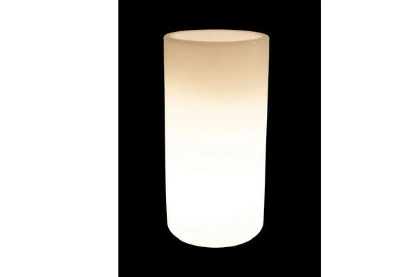 8-SEASONS Shining Elegant Pot XLPflanzgefäß, Weiß, Polyethylen, 39x78cm, Indoor & Outdoor, Inkl. LED-Glühbirne 4 8-SEASONS Shining Elegant Pot XLPflanzgefäß, Weiß, Polyethylen, 39x78cm, Indoor & Outdoor, Inkl. LED-Glühbirne – Bild 4