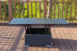 OUTFLEXX Loungetisch, Sooty, Alu/Sunbrella, 78/157 X 78 X 37/64 Cm, Höhenverstellbar -Deko Garten Verkauf 4 21010.jpg