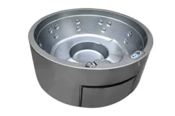 Outtech Steel Art Aqua Whirlpool, Silber/grau, 180x180x73 Cm,5 Pers., LCD Balboa Anzeige, Rund -Deko Garten Verkauf 4 21292.jpg