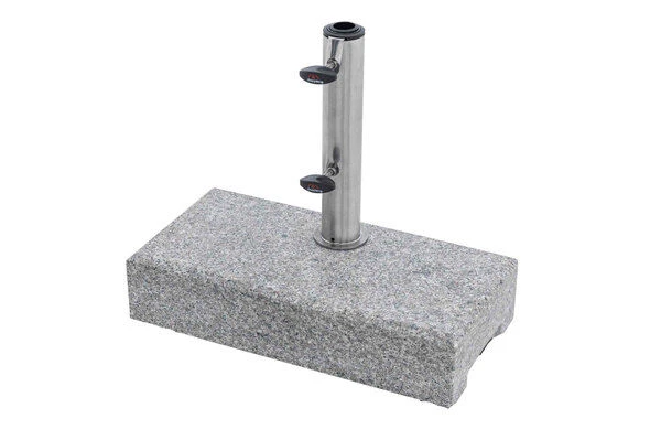 DOPPLER Granitsockel, Grau, Edelstahl/Granit, 25kg, Für Schirmstöcke Von 25-48 Mm 4 DOPPLER Granitsockel, Grau, Edelstahl/Granit, 25kg, Für Schirmstöcke Von 25-48 Mm – Bild 4