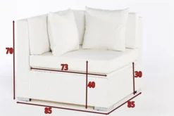 OUTFLEXX Eckelement, Weiß, Polyrattan, Inkl. Polster Und Kissen, Wasserfeste Kissenbox -Deko Garten Verkauf 4 2511 6 BOX.jpg