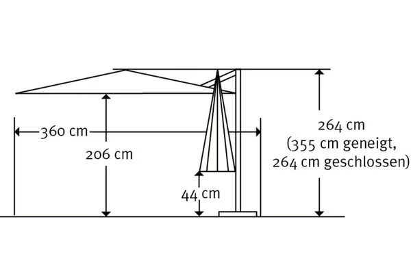 Schneider® SCHNEIDER Rhodos Twist Ampelschirm, Bordeaux, Quadratisch, 300 X 300 Cm 5 Schneider® SCHNEIDER Rhodos Twist Ampelschirm, Bordeaux, Quadratisch, 300 X 300 Cm – Bild 5