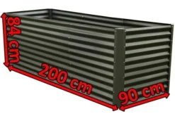 OUTFLEXX Set Hochbeet Mit Erweiterungsmodul, Anthrazit, Zincalume, 120+80cm -Deko Garten Verkauf 5 16093.jpg