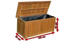 Ploß Kissenbox, FSC-Akazienholz, 133 X 55 X 58 Cm, Inkl. Innentasche -Deko Garten Verkauf 5 16529.jpg