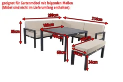 OUTFLEXX Premium Abdeckhaube, Z.B. Für Lounge 16472, 230x 220x 80cm, Schwarz, Wasserbeständig 9 OUTFLEXX Premium Abdeckhaube, Z.B. Für Lounge 16472, 230x 220x 80cm, Schwarz, Wasserbeständig -Deko Garten Verkauf 5 17442.jpg