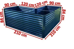 OUTFLEXX Eck-Hochbeet, Anthrazit, Zincalume, 210x210x90x84cm 14 OUTFLEXX Eck-Hochbeet, Anthrazit, Zincalume, 210x210x90x84cm -Deko Garten Verkauf 5 18170.jpg