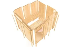 KARIBU Systemsauna Amelia 1, Fichtenholz 68mm, Eckeinstieg, Ca. 3m² -Deko Garten Verkauf 5 18430 8.jpg