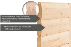 KARIBU Saunahaus Jorgen, Fichtenholz 38mm, Fronteinstieg, Ca. 2,9m² -Deko Garten Verkauf 5 18473 8.jpg