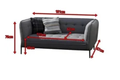 OUTFLEXX Cozy 2-Sitzer Sofa, Flanelle, Alu/Sunbrella, 181 X 87 X 76 Cm -Deko Garten Verkauf 5 18532.jpg