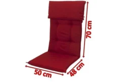 DOPPLER Stuhlauflage Hochlehner, Bordeaux, Dralon, 120x50x7cm, Mit DuPont Teflon Markenimprägnierung -Deko Garten Verkauf 5 18594.jpg