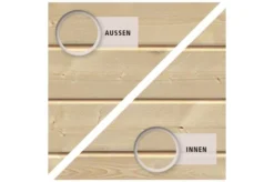 KARIBU Blockbohlenhaus Meldorf 6, Fichtenholz Ca. 40 Mm, Satteldach -Deko Garten Verkauf 5 19430 1.jpg