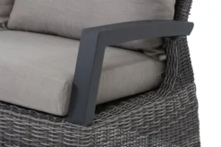 SIENA GARDEN Corido 2-Sitzer Sofa, Charcoal, Alu / Gardino®-Geflecht, 136x83x88 Cm, Armlehne Links -Deko Garten Verkauf 5 20190.jpg