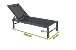 OUTFLEXX Liege, Anthrazit Matt/schwarz, Alu/Textilene, 190x62x34cm, Rückenlehne Verstellbar -Deko Garten Verkauf 5 20394.jpg