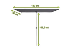 DOPPLER Active Balkonblende, Anthrazit, Alu/Polyester, 180x130 Cm, Höhenverstellbar, Drehbar 14 DOPPLER Active Balkonblende, Anthrazit, Alu/Polyester, 180x130 Cm, Höhenverstellbar, Drehbar -Deko Garten Verkauf 5 20866.jpg