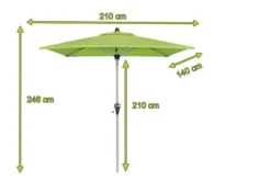 DOPPLER Active Auto Tilt Mittelstockschirm, Fresh Green, Alu/Polyester, 210x140 Cm, Höhenverstellbar, Mit Kurbel -Deko Garten Verkauf 5 20870.jpg