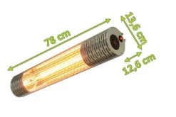 OUTTECH Moon Heizstrahler, Silber, Alu, 78 X 12,6 X 13,6 Cm, Staubdicht Und Wassergeschützt, Fernbedienung Mit 2 Stufen -Deko Garten Verkauf 5 21294.jpg