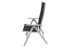 VILLANA Multipositionssessel, Silber/schwarz, Aluminium/Textil, 67 X 58 X 113 Cm, Klappbar -Deko Garten Verkauf 6 13397.jpg