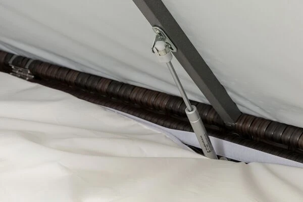 OUTFLEXX Loungemöbel-Set, Braun Marmoriert, Polyrattan, 9 Pers, Wasserfeste Kissenbox, Inkl. Loungetisch 6 OUTFLEXX Loungemöbel-Set, Braun Marmoriert, Polyrattan, 9 Pers, Wasserfeste Kissenbox, Inkl. Loungetisch – Bild 6