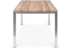 STERN Polaris Esstischgruppe, Silbergrau, Edelstahl/recycled Teak, Tisch 180 X 90 Cm, 4 Stapelsessel -Deko Garten Verkauf 6 18094.jpg