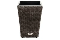 Ploß Rocking Pflanzgefäß, Grau/braun-meliert, Polyrattan, Konisch, 28x28x40 Cm, Kunststoffeinsatz 13 Ploß Rocking Pflanzgefäß, Grau/braun-meliert, Polyrattan, Konisch, 28x28x40 Cm, Kunststoffeinsatz -Deko Garten Verkauf 6 18198.jpg