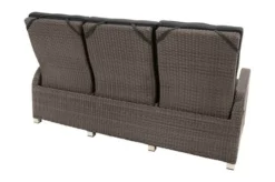 Ploß Rocking Comfort Dining / Lounge 3-Sitzer Sofa, Grau/braun-meliert, Polyrattan, 210x85x112 Cm, Verstellbar -Deko Garten Verkauf 6 18207.jpg