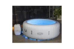 BESTWAY Lay-Z-Spa Paris AirJet Whirlpool, Weiß, Vinyl/Kunstleder, Ø196x66cm -Deko Garten Verkauf 6 19182.jpg