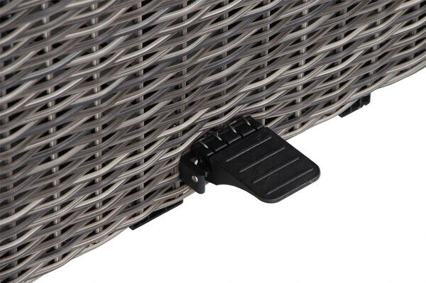 SIENA GARDEN Corido Lifttisch, Charcoal, Alu / Gardino®-Geflecht, 130x75x47-71 Cm, Stufenlos Verstellbar 6 SIENA GARDEN Corido Lifttisch, Charcoal, Alu / Gardino®-Geflecht, 130x75x47-71 Cm, Stufenlos Verstellbar – Bild 6