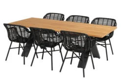 HARTMAN Xanadu Esstisch, Xerix, Alu / Teakholz, 220 X 100 Cm, X-Gestell 16 HARTMAN Xanadu Esstisch, Xerix, Alu / Teakholz, 220 X 100 Cm, X-Gestell -Deko Garten Verkauf 6 20405.jpg