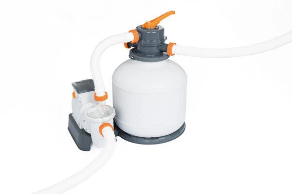 BESTWAY Power Steel Pool Komplett-Set, Grau, TriTech, 640x274x132cm, Mit Sandfilter, Leiter, Abdeckplane 6 BESTWAY Power Steel Pool Komplett-Set, Grau, TriTech, 640x274x132cm, Mit Sandfilter, Leiter, Abdeckplane – Bild 6