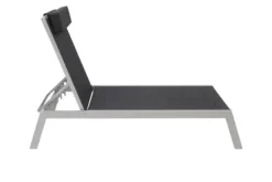 VILLANA 2er-Set Sonnenliegen, Silber/schwarz, Alu/Textil, 198x66x32cm, Mit Beistelltisch 45x45cm 19 VILLANA 2er-Set Sonnenliegen, Silber/schwarz, Alu/Textil, 198x66x32cm, Mit Beistelltisch 45x45cm -Deko Garten Verkauf 7 13886.jpg