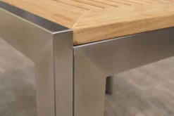 OUTFLEXX Sitzgruppe, Schwarz, Edelstahl/Teak, Esstisch 200 X 90 Cm, 6 Stapelstühle Gepolstert -Deko Garten Verkauf 7 14202.jpg