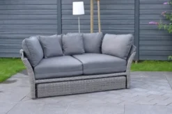 OUTFLEXX Sonneninsel, Grau, Polyrattan, Halbrund, 193 X 104 X 74 Cm, Hocker Drehbar, Dach Klappbar -Deko Garten Verkauf 7 16110.jpg