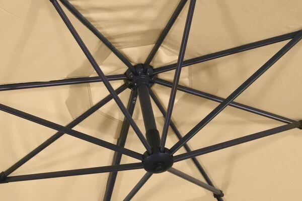 Schneider® SCHNEIDER Rhodos Eco Twist Ampelschirm, Natur, Rund, Ø 300 Cm 7 Schneider® SCHNEIDER Rhodos Eco Twist Ampelschirm, Natur, Rund, Ø 300 Cm – Bild 7