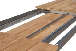 STERN Cardiff Esstischgruppe, Silber/taupe, Edelstahl/FSC-Teak, Tisch 220/340 X 100 Cm, 4 Stapel-, 2 Multipositionssessel -Deko Garten Verkauf 7 19696.jpg