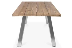 STERN Cardiff Set, Silber/taupe, Edelstahl/Teak, Tisch A-Gestell 200 X 100 Cm, 6 Stapel-, 2 Multipositionssessel -Deko Garten Verkauf 7 19714.jpg