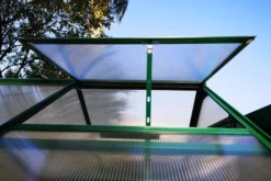 OUTFLEXX Gewächshaus, Grün, Alu/Polycarbonat, 190x125x203 Cm, Pulverbeschichtet 15 OUTFLEXX Gewächshaus, Grün, Alu/Polycarbonat, 190x125x203 Cm, Pulverbeschichtet -Deko Garten Verkauf 7 20085.jpg