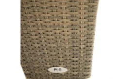 Ploß Rabida Pflanzgefäß, Champagner-meliert, Polyrattan, Konisch, 28x28x40 Cm, Kunststoffeinsatz -Deko Garten Verkauf 7 20152.jpg