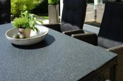 Ploß Rocking Dining Tisch, Grau/braun-meliert, Polyrattan, 170 X 90 Cm, Glasplatte In Steinoptik -Deko Garten Verkauf 7 20157.jpg