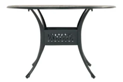 HARTMAN Amalfi Sitzgruppe, Dunkelgrün, Alu-Guss, 4 Diningsessel, Inkl. Polster, Ø120cm -Deko Garten Verkauf 7 21182.jpg