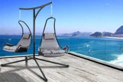 OUTFLEXX Doppelhängesessel, Anthrazit Matt/schwarz, Stahl/Textilene, 190x124x200cm, Inkl. Polster 15 OUTFLEXX Doppelhängesessel, Anthrazit Matt/schwarz, Stahl/Textilene, 190x124x200cm, Inkl. Polster -Deko Garten Verkauf 7 21534.jpg