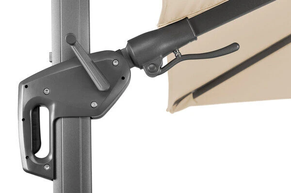 Schneider® SCHNEIDER Rhodos Twist Ampelschirm, Natur, 300x300 Cm, Quadratisch 8 Schneider® SCHNEIDER Rhodos Twist Ampelschirm, Natur, 300x300 Cm, Quadratisch – Bild 8