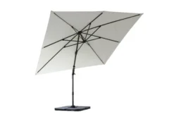 OUTFLEXX Ampelschirm, Creme, Pulverbesch. Aluminium, 300x300 Cm, Inkl. Plattenständer, Twist-Funktion 22 OUTFLEXX Ampelschirm, Creme, Pulverbesch. Aluminium, 300x300 Cm, Inkl. Plattenständer, Twist-Funktion -Deko Garten Verkauf 8 16108.jpg