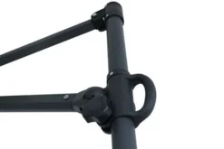 OUTFLEXX Ampelschirm, Anthrazit/creme, Pulverbesch. Aluminium, 250x250cm, Inkl. Plattenständer -Deko Garten Verkauf 8 18353.jpg