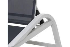 SIENA GARDEN Milos Stapelliege, Aluminium/Ranotex, 194 X 64 X 48 Cm -Deko Garten Verkauf 8 19582 3.jpg