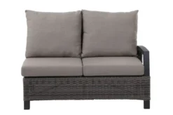 SIENA GARDEN Corido 2-Sitzer Sofa, Charcoal, Alu / Gardino®-Geflecht, 136x83x88 Cm, Armlehne Links -Deko Garten Verkauf 8 20190.jpg