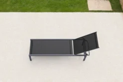 OUTFLEXX Liege, Anthrazit Matt/schwarz, Alu/Textilene, 190x62x34cm, Rückenlehne Verstellbar -Deko Garten Verkauf 8 20394.jpg