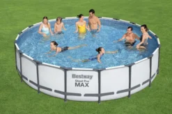 BESTWAY Steel Pro MAX Pool Komplett-Set, Grau, DuraPlus, Ø549x122cm, Mit Filterpumpe, Leiter, Abdeckplane -Deko Garten Verkauf 8 21934.jpg